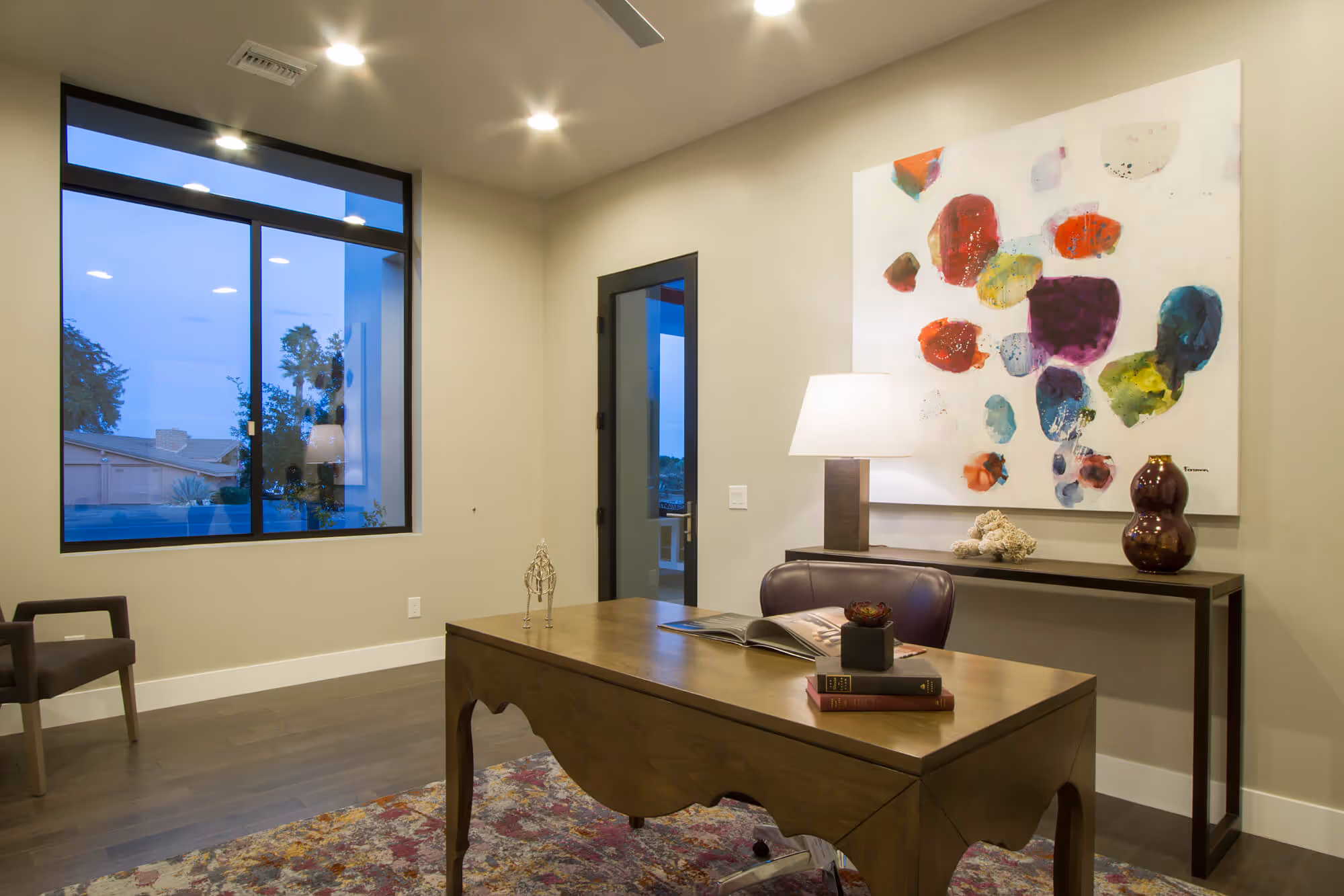 Transitional office painting | Sesshu Design Associates