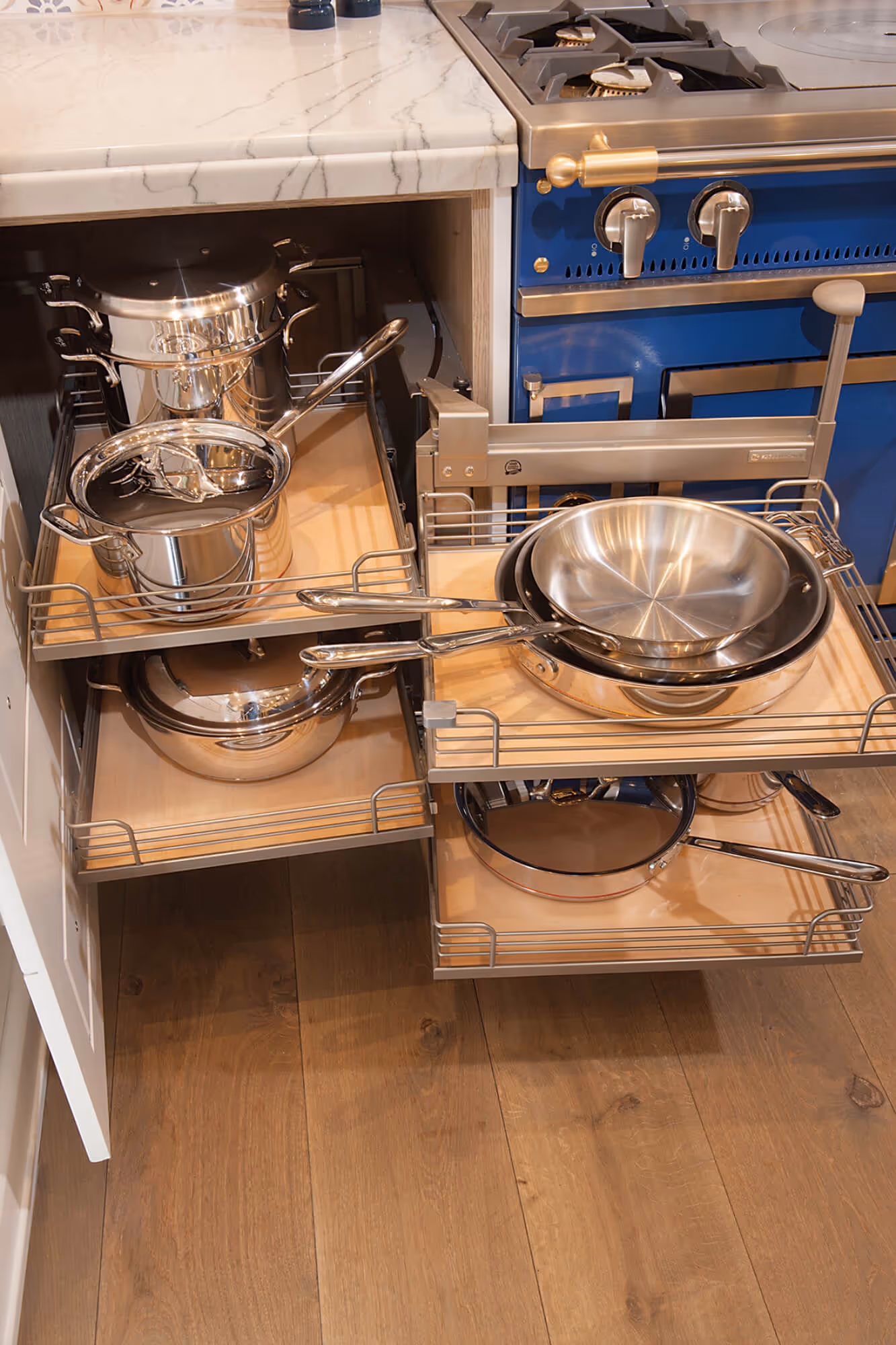 Formal Transitional Renovation in Paradise Valley, AZ | Kitchen Cabinet Organization Solution
