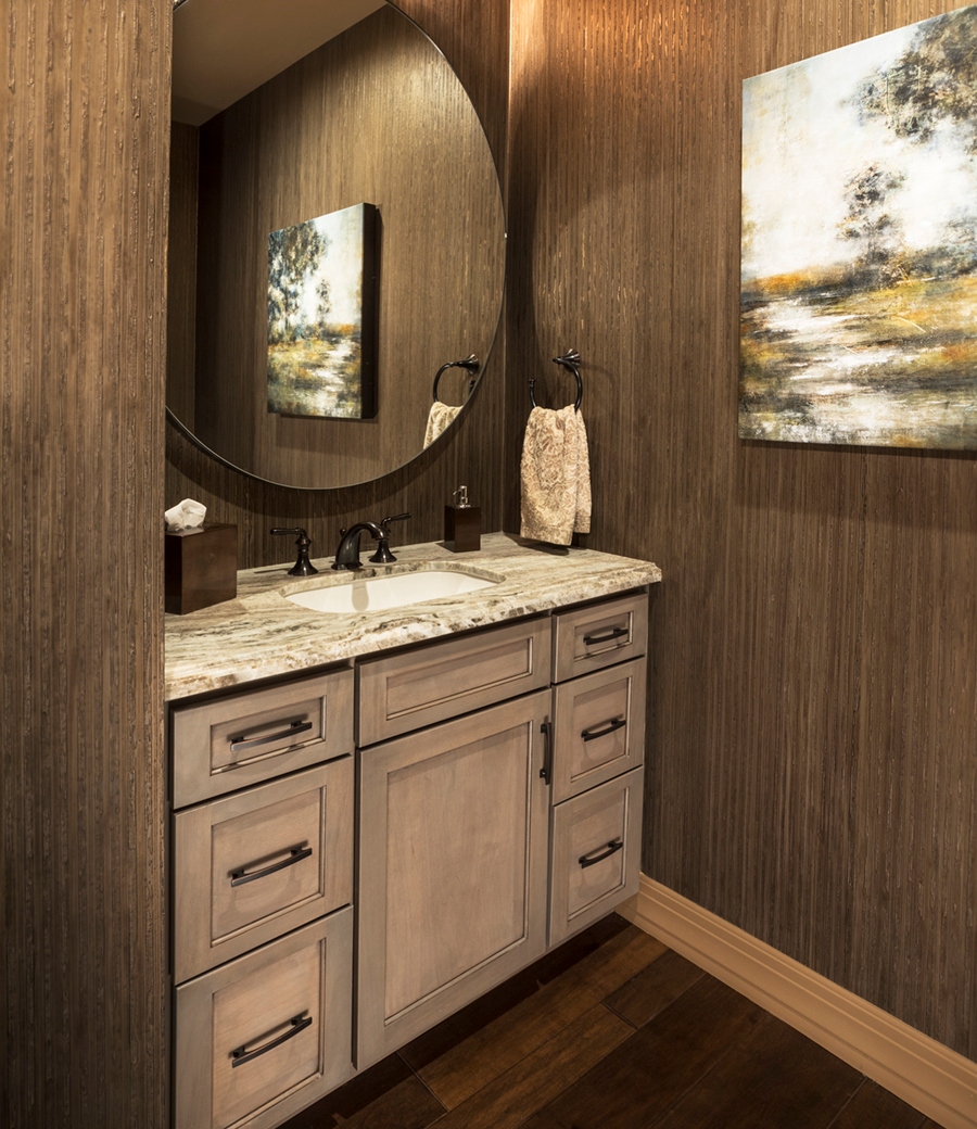 Enclave powder room | Sesshu Design Associates