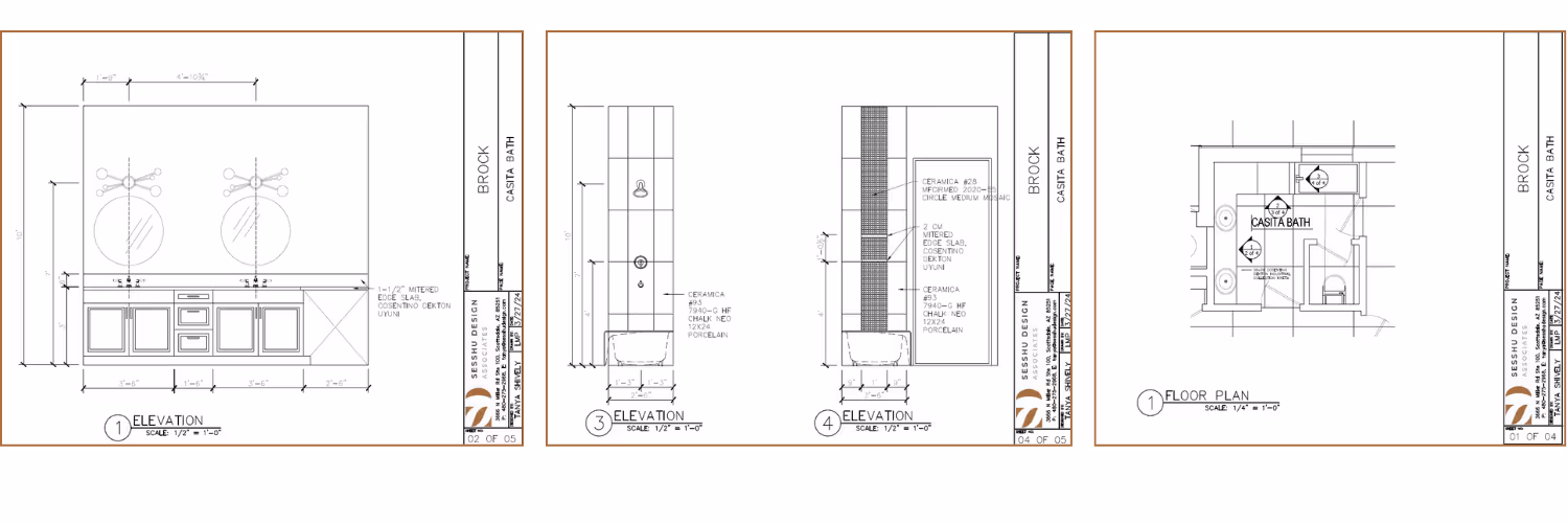 Sesshu client floor plans | Sesshu Design Associates