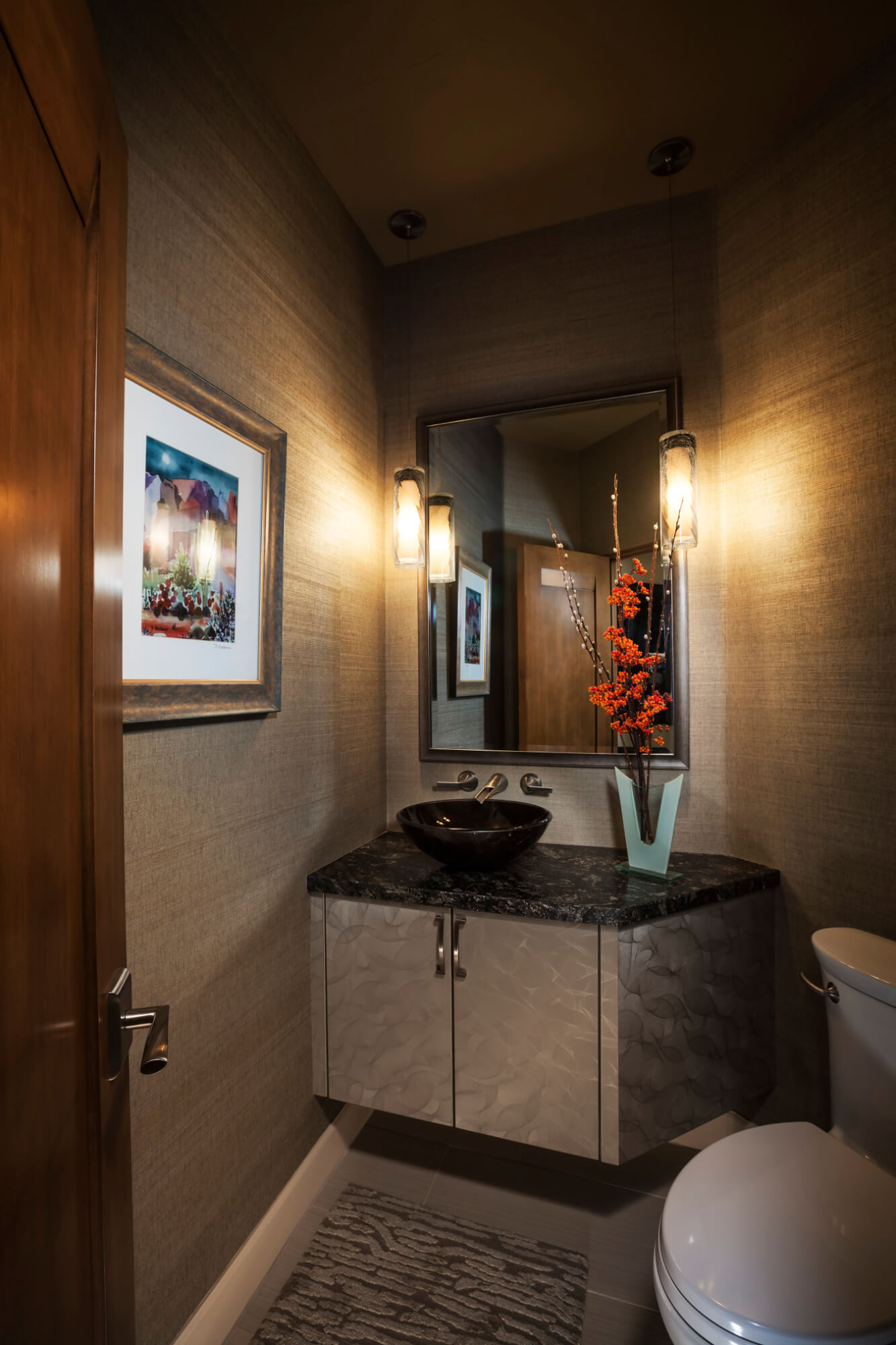 Modern bathroom sink | Sesshu Design Associates