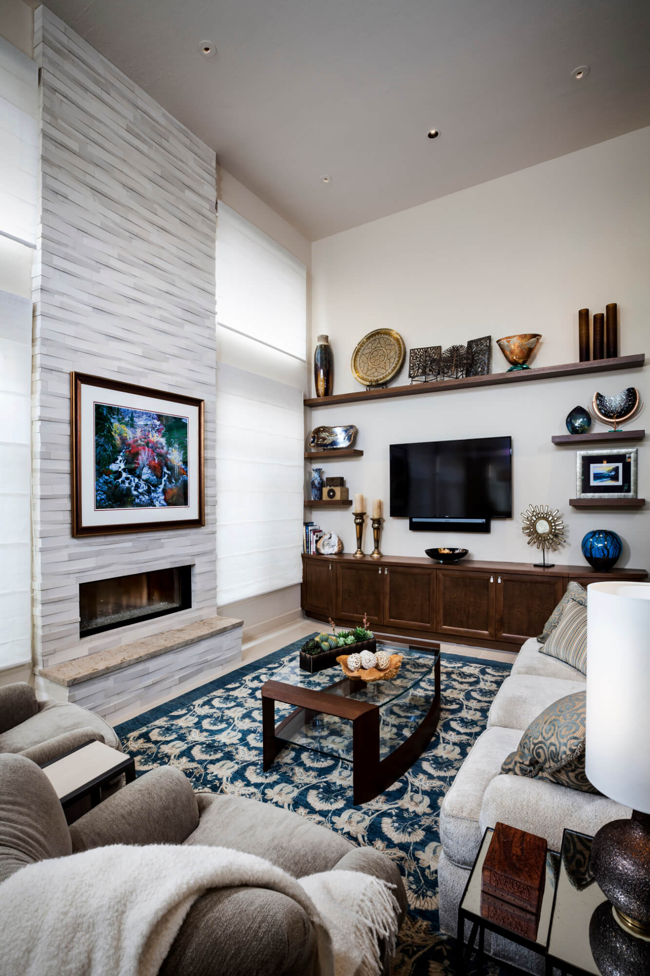 Modern livingroom tv | Sesshu Design Associates