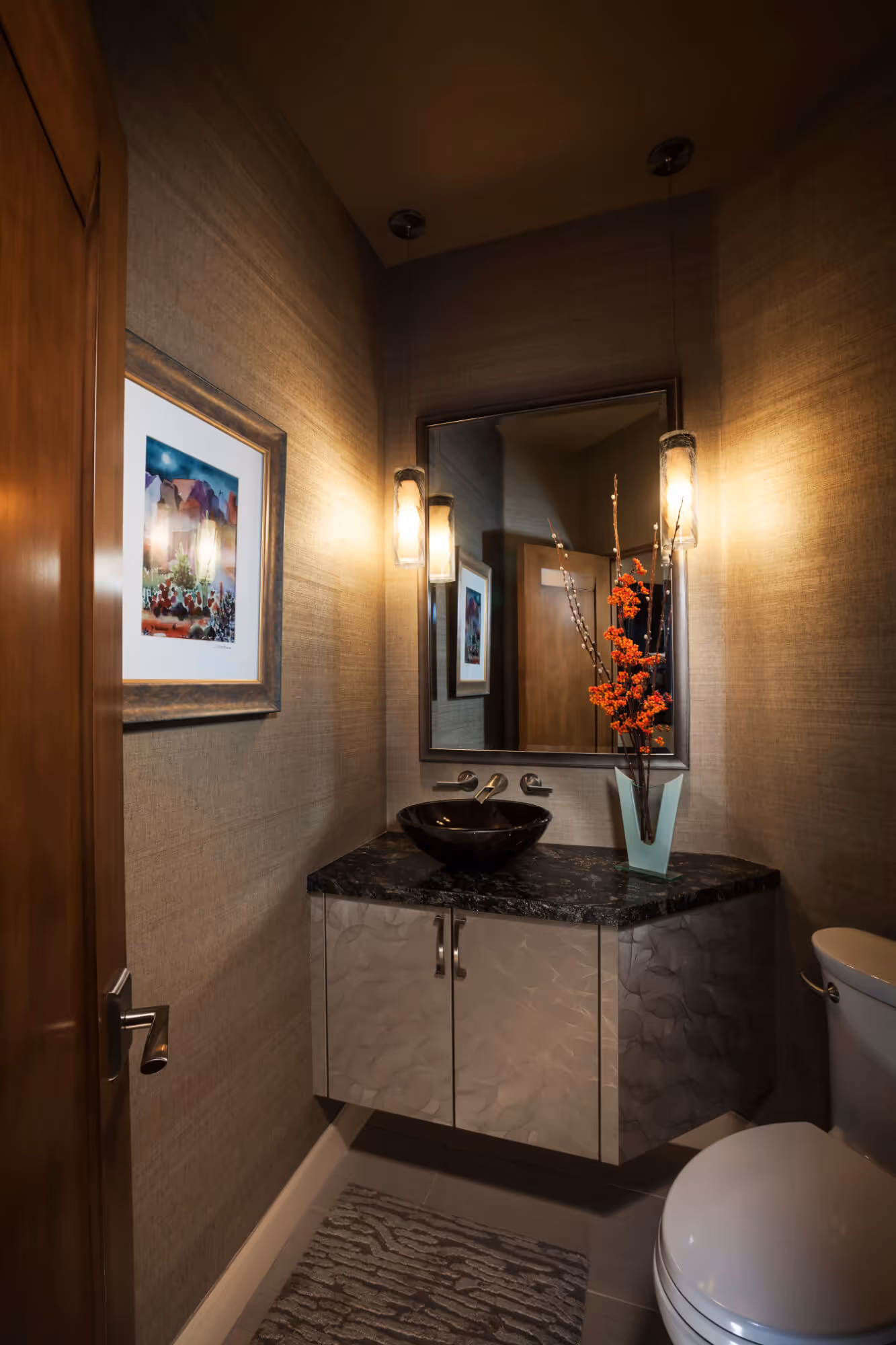 Modern bathroom sink | Sesshu Design Associates