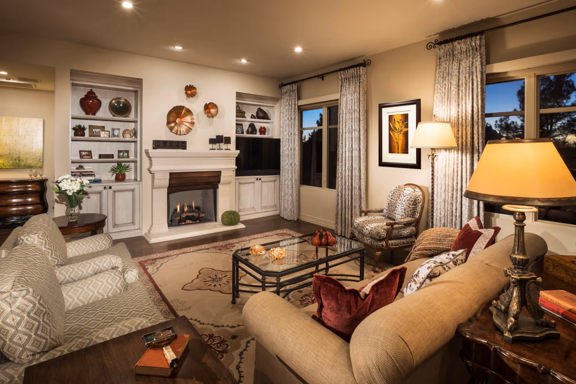 Transitional New Construction in Paradise Valley, AZ | Living Room