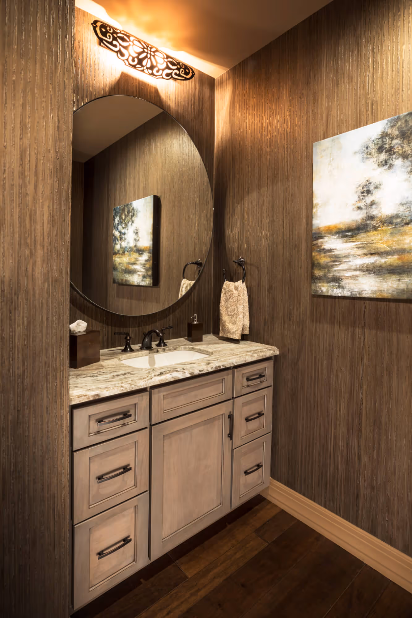 Transitional New Construction in Paradise Valley, AZ | Powder Room